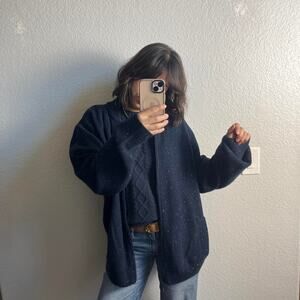 Vintage scandia woods navy flecked